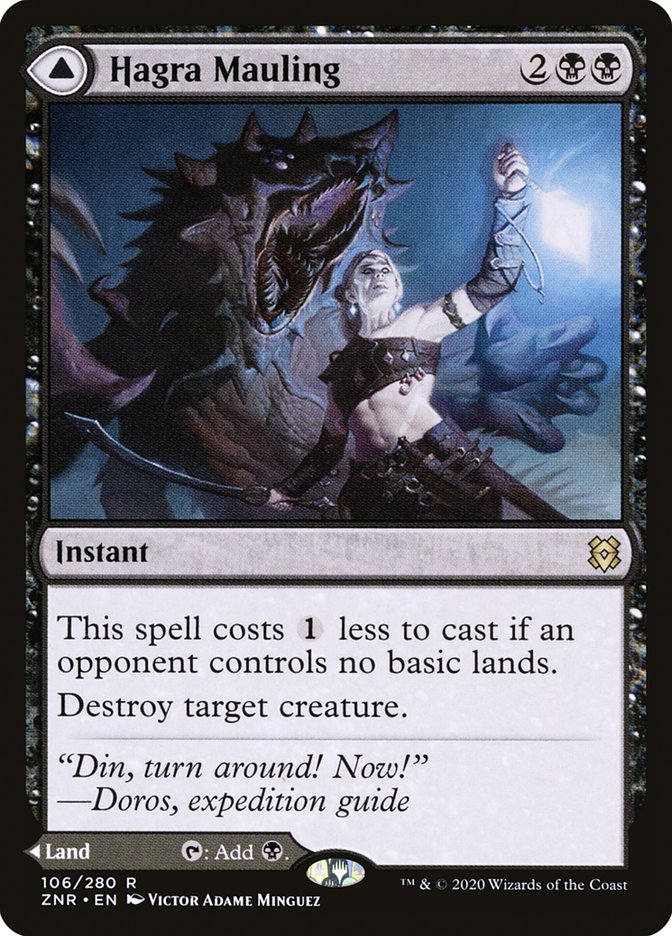 Hagra Mauling // Hagra Broodpit [Zendikar Rising] MTG Single Magic: The Gathering | Red Claw Gaming