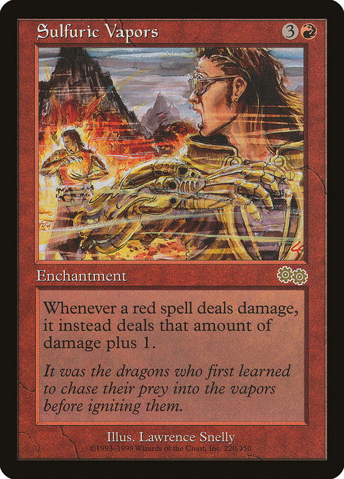 Sulfuric Vapors [Urza's Saga] MTG Single Magic: The Gathering | Red Claw Gaming