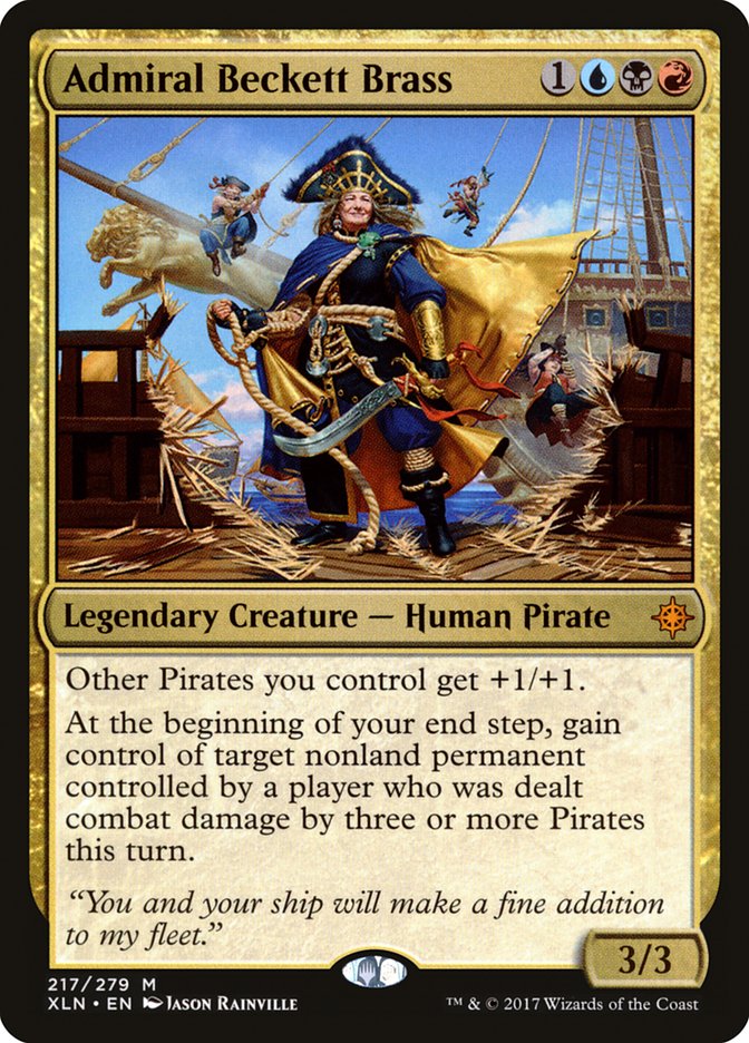 Admiral Beckett Brass [Ixalan] MTG Single Magic: The Gathering | Red Claw Gaming