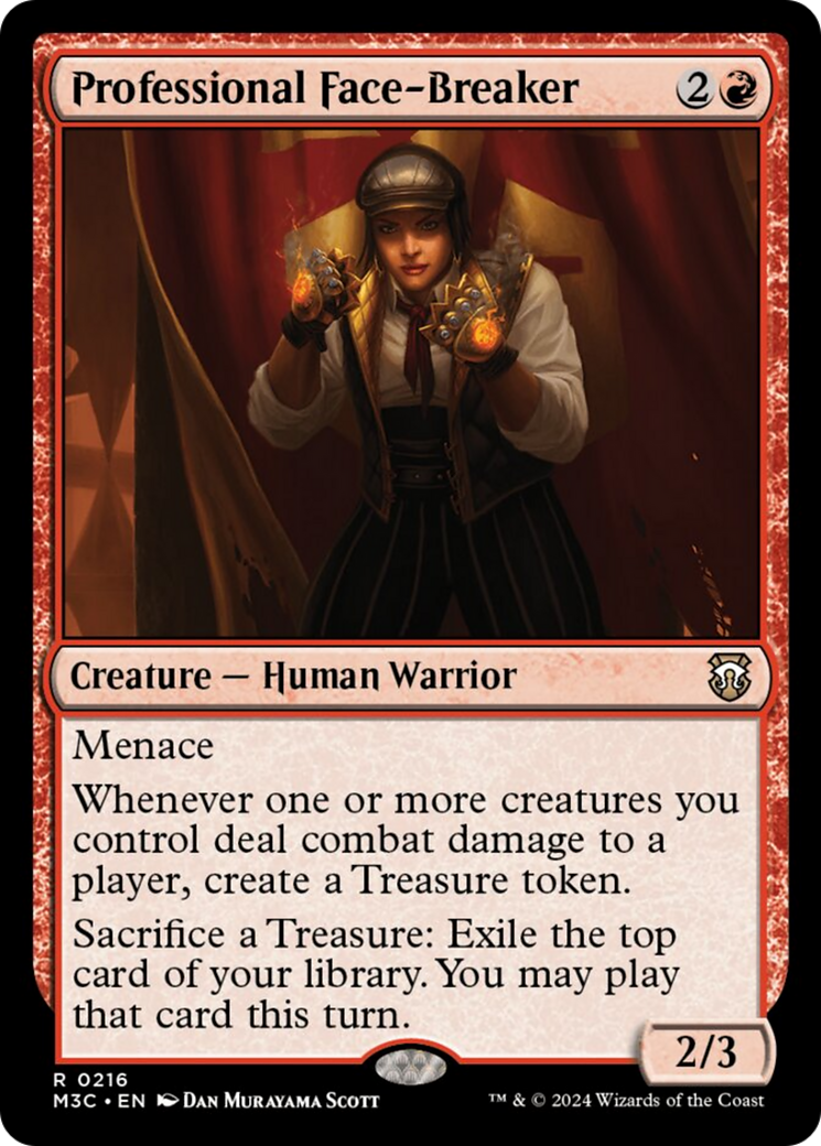 Professional Face-Breaker (Ripple Foil) [Modern Horizons 3 Commander] MTG Single Magic: The Gathering | Red Claw Gaming