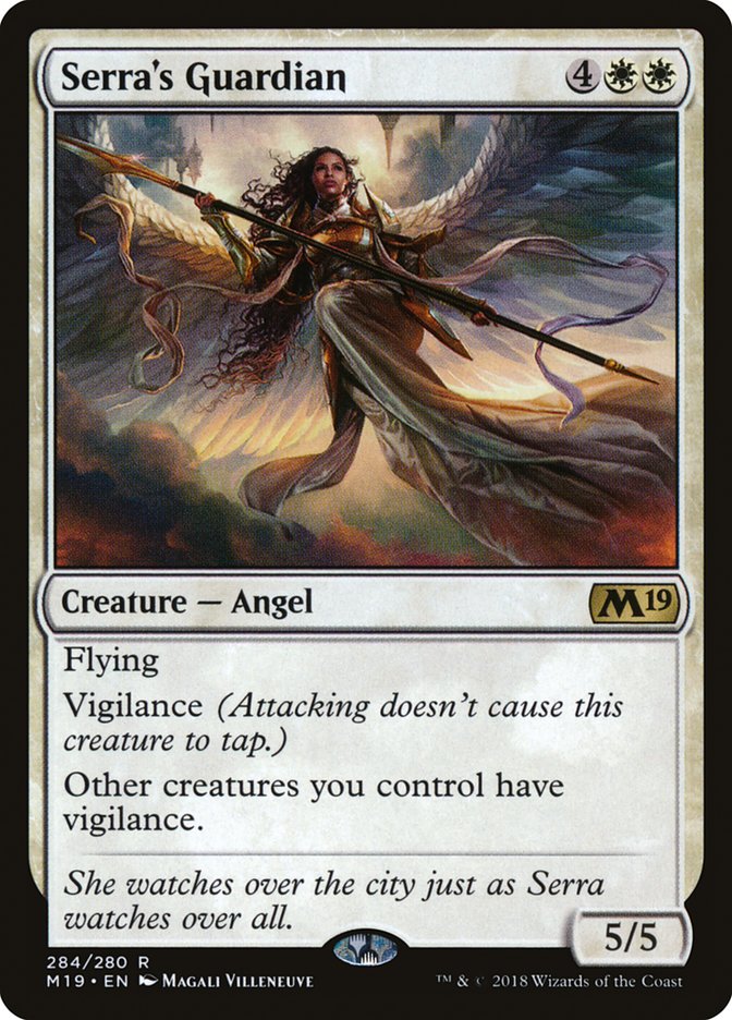 Serra's Guardian [Core Set 2019] MTG Single Magic: The Gathering | Red Claw Gaming