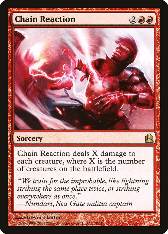 Chain Reaction [Commander 2011] MTG Single Magic: The Gathering | Red Claw Gaming