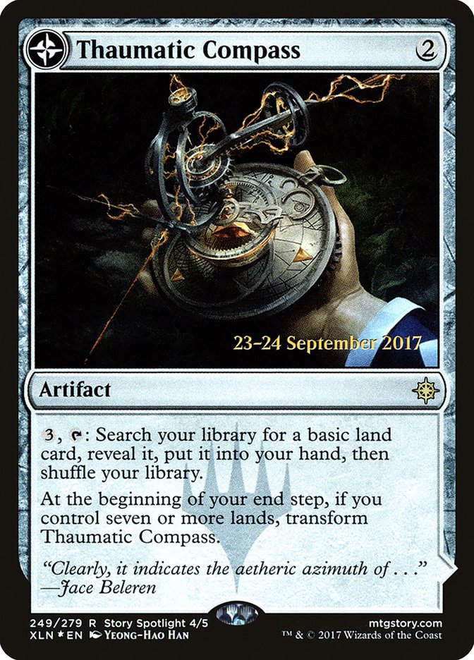 Thaumatic Compass // Spires of Orazca [Ixalan Prerelease Promos] MTG Single Magic: The Gathering | Red Claw Gaming