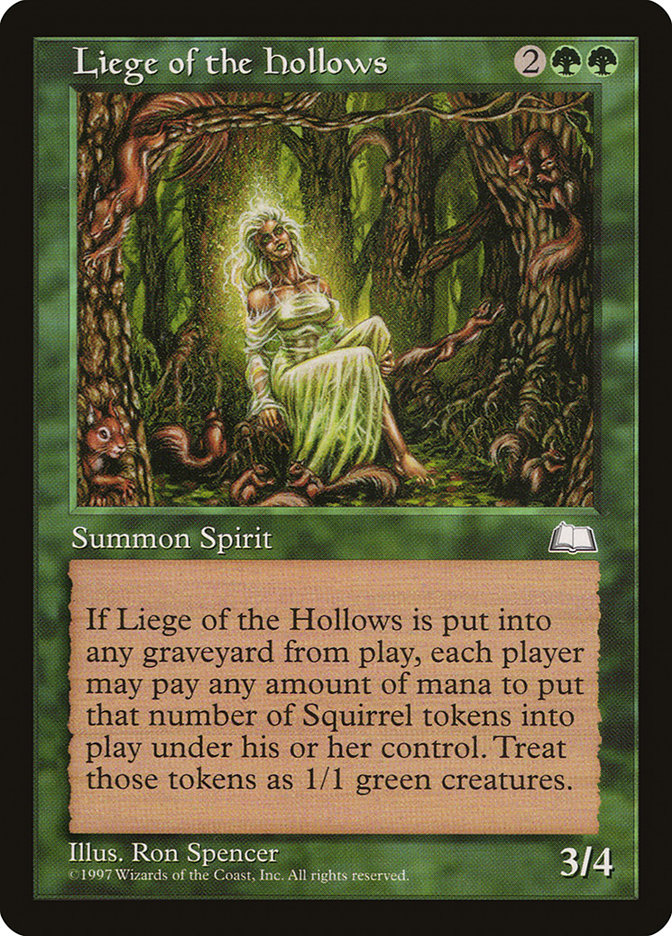 Liege of the Hollows [Weatherlight] MTG Single Magic: The Gathering | Red Claw Gaming
