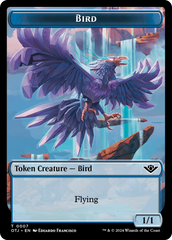 Bird // Plot Double-Sided Token [Outlaws of Thunder Junction Tokens] MTG Single Magic: The Gathering    | Red Claw Gaming