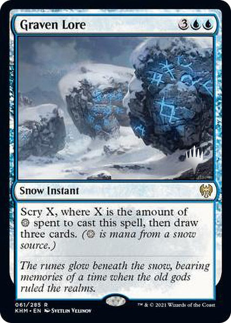 Graven Lore (Promo Pack) [Kaldheim Promos] MTG Single Magic: The Gathering | Red Claw Gaming