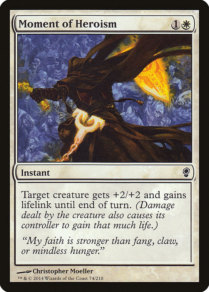 Moment of Heroism [Conspiracy] MTG Single Magic: The Gathering | Red Claw Gaming