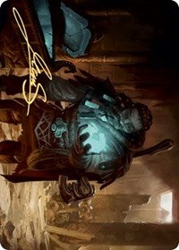 Vault Robber Art Card (Gold-Stamped Signature) [Kaldheim Art Series] MTG Single Magic: The Gathering | Red Claw Gaming