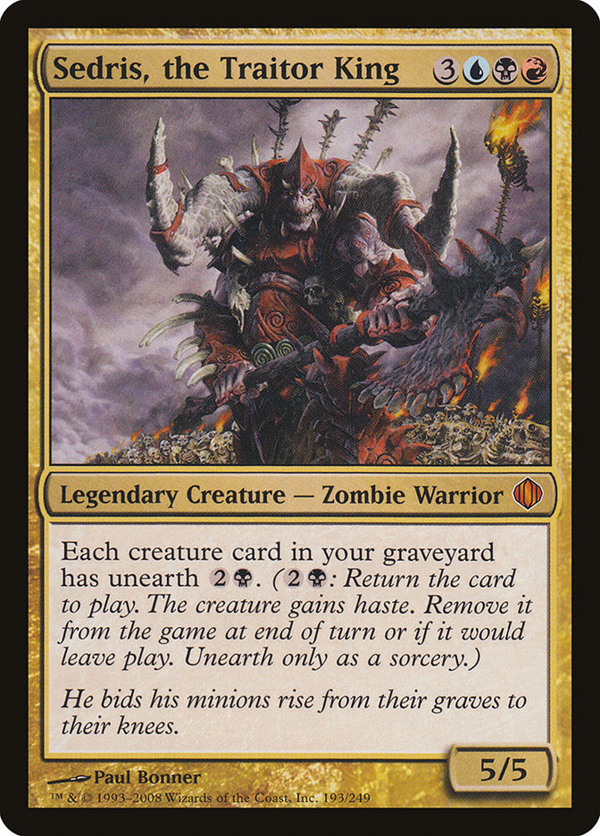 Sedris, the Traitor King [Shards of Alara] MTG Single Magic: The Gathering | Red Claw Gaming