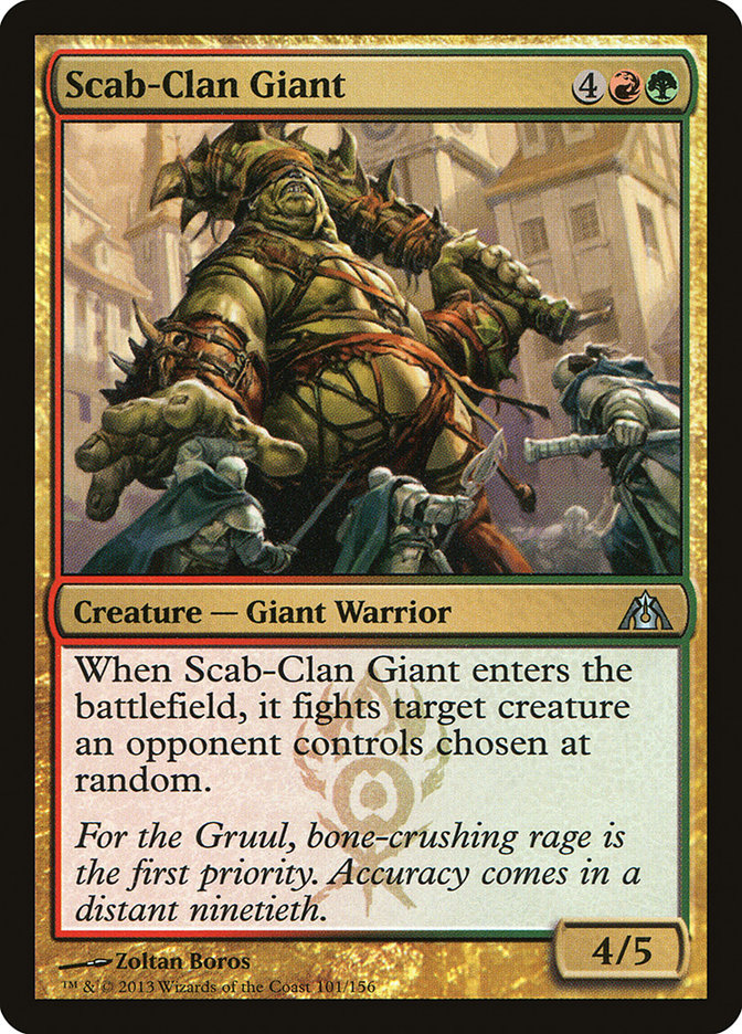 Scab-Clan Giant [Dragon's Maze] MTG Single Magic: The Gathering | Red Claw Gaming