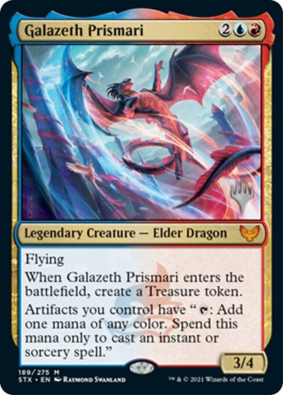Galazeth Prismari (Promo Pack) [Strixhaven: School of Mages Promos] MTG Single Magic: The Gathering | Red Claw Gaming