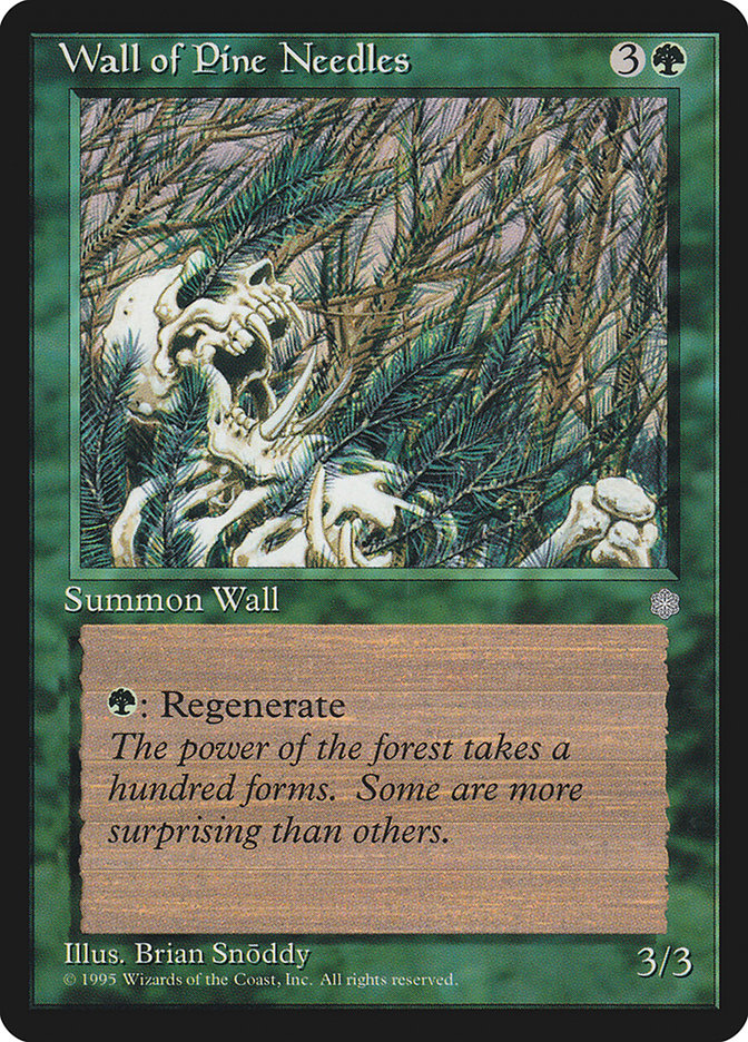 Wall of Pine Needles [Ice Age] MTG Single Magic: The Gathering | Red Claw Gaming