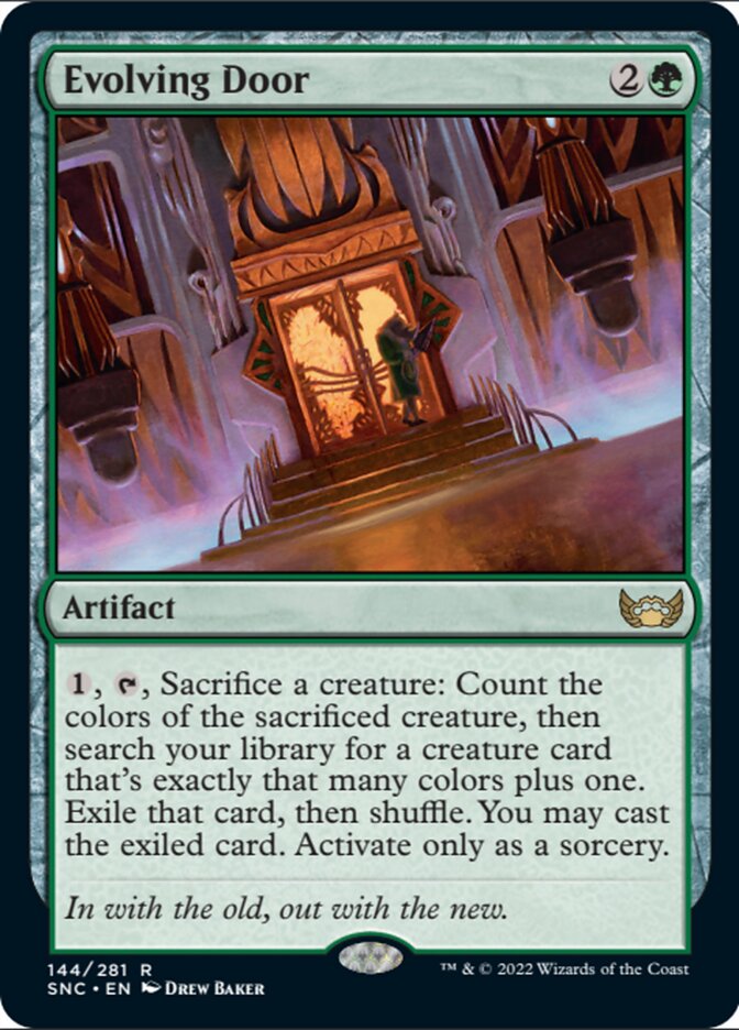 Evolving Door [Streets of New Capenna] MTG Single Magic: The Gathering | Red Claw Gaming