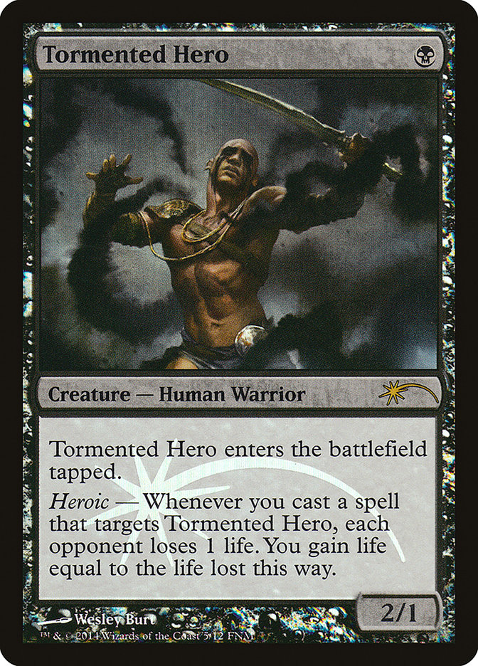 Tormented Hero [Friday Night Magic 2014] MTG Single Magic: The Gathering | Red Claw Gaming