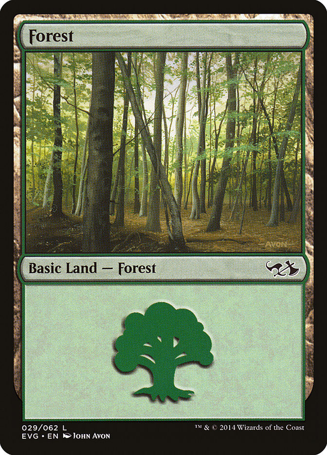 Forest (29) (Elves vs. Goblins) [Duel Decks Anthology] MTG Single Magic: The Gathering | Red Claw Gaming