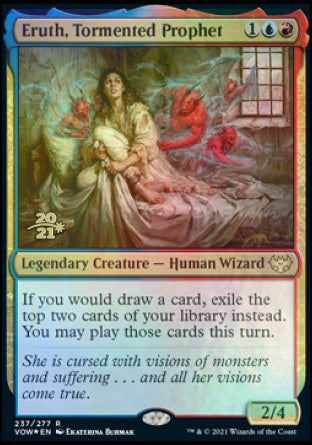 Eruth, Tormented Prophet [Innistrad: Crimson Vow Prerelease Promos] MTG Single Magic: The Gathering | Red Claw Gaming