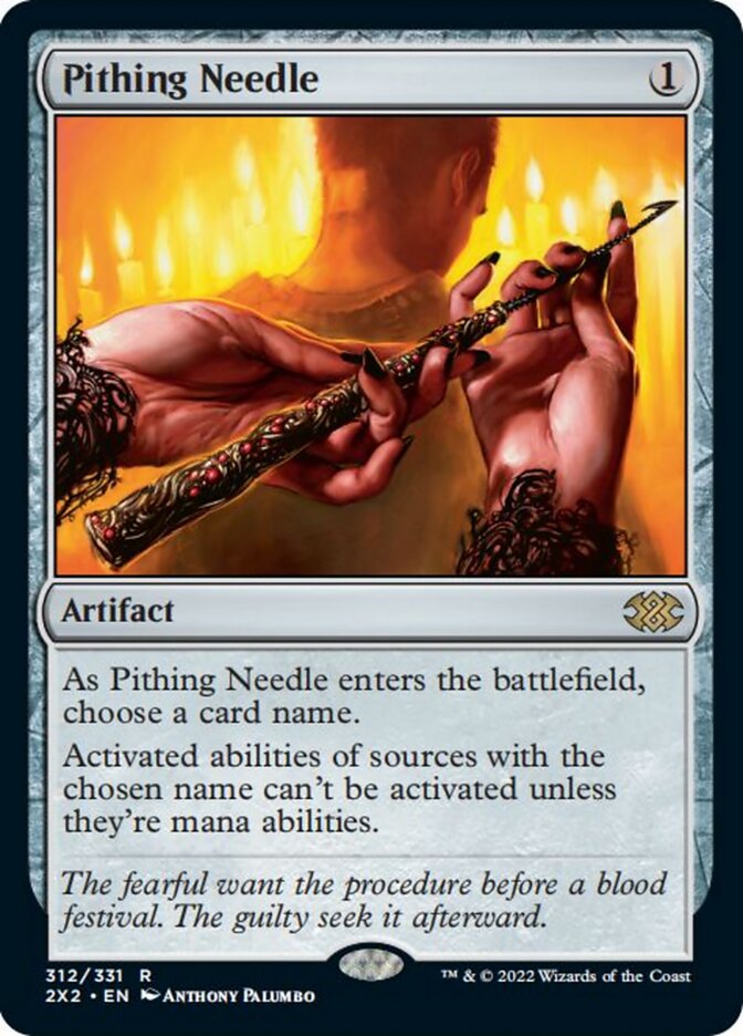 Pithing Needle [Double Masters 2022] MTG Single Magic: The Gathering    | Red Claw Gaming