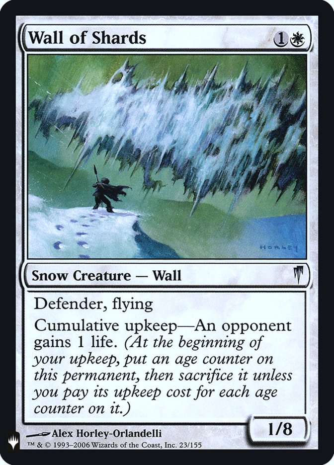 Wall of Shards [Mystery Booster] MTG Single Magic: The Gathering | Red Claw Gaming