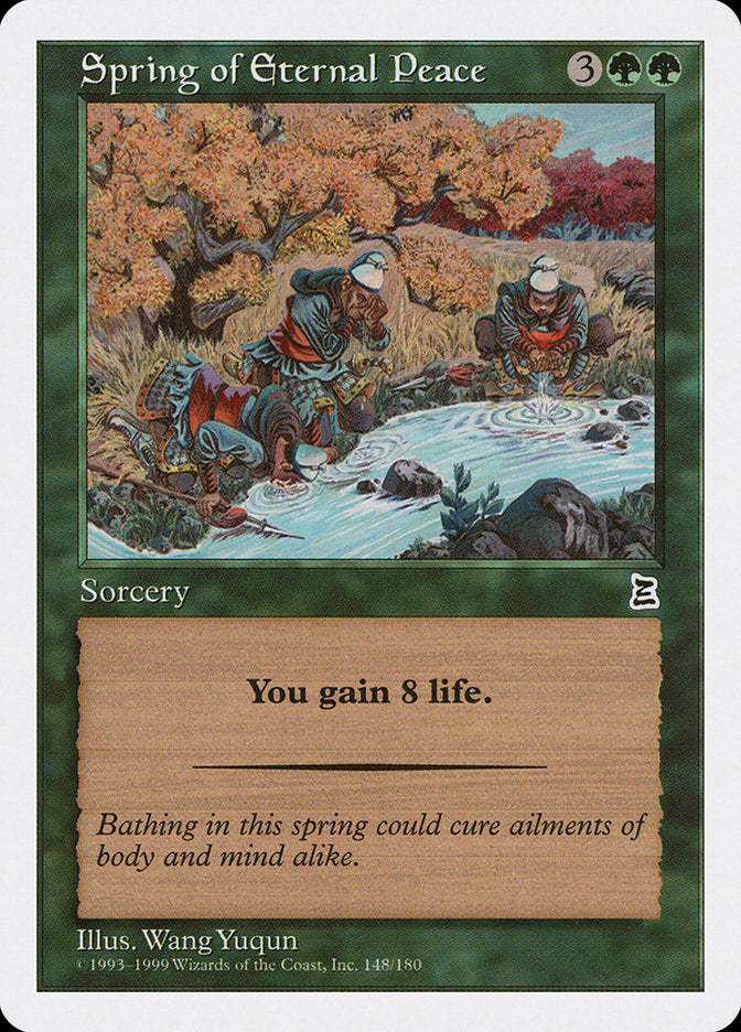 Spring of Eternal Peace [Portal Three Kingdoms] MTG Single Magic: The Gathering | Red Claw Gaming