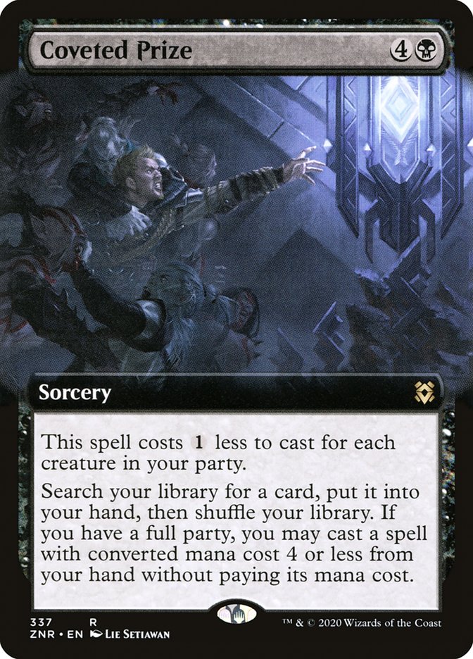 Coveted Prize (Extended Art) [Zendikar Rising] MTG Single Magic: The Gathering | Red Claw Gaming