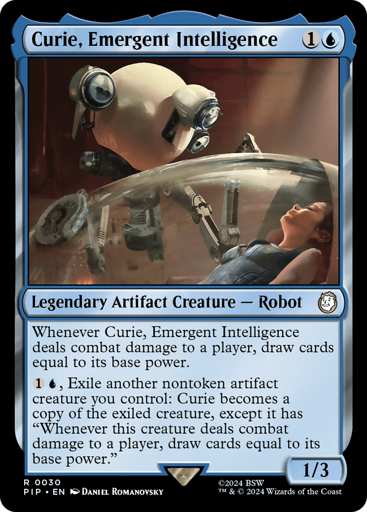 Curie, Emergent Intelligence [Fallout] MTG Single Magic: The Gathering | Red Claw Gaming