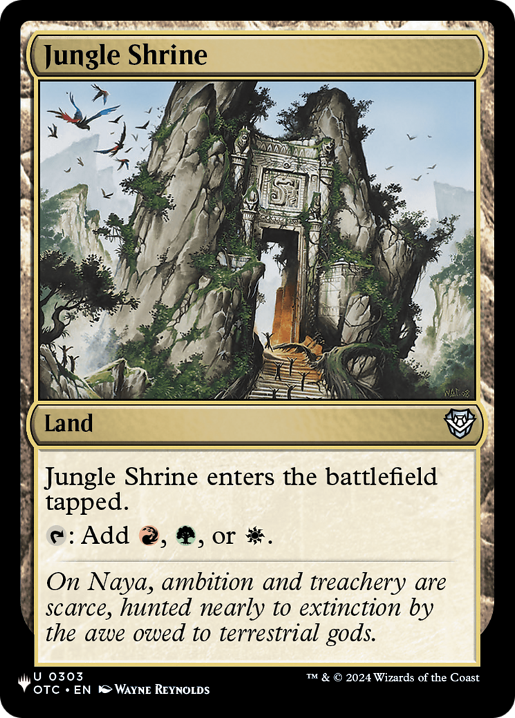 Jungle Shrine (OTC) [The List] MTG Single Magic: The Gathering | Red Claw Gaming