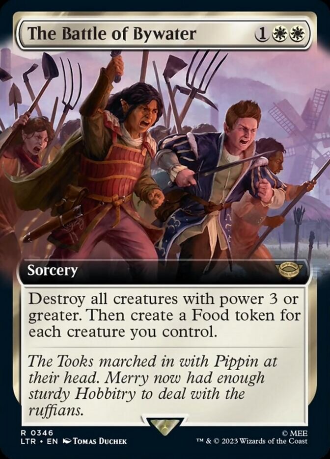 The Battle of Bywater (Extended Art) [The Lord of the Rings: Tales of Middle-Earth] MTG Single Magic: The Gathering | Red Claw Gaming