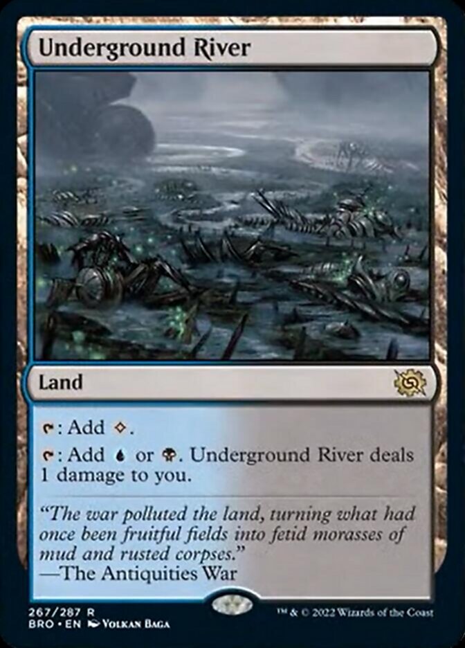 Underground River [The Brothers' War] MTG Single Magic: The Gathering | Red Claw Gaming