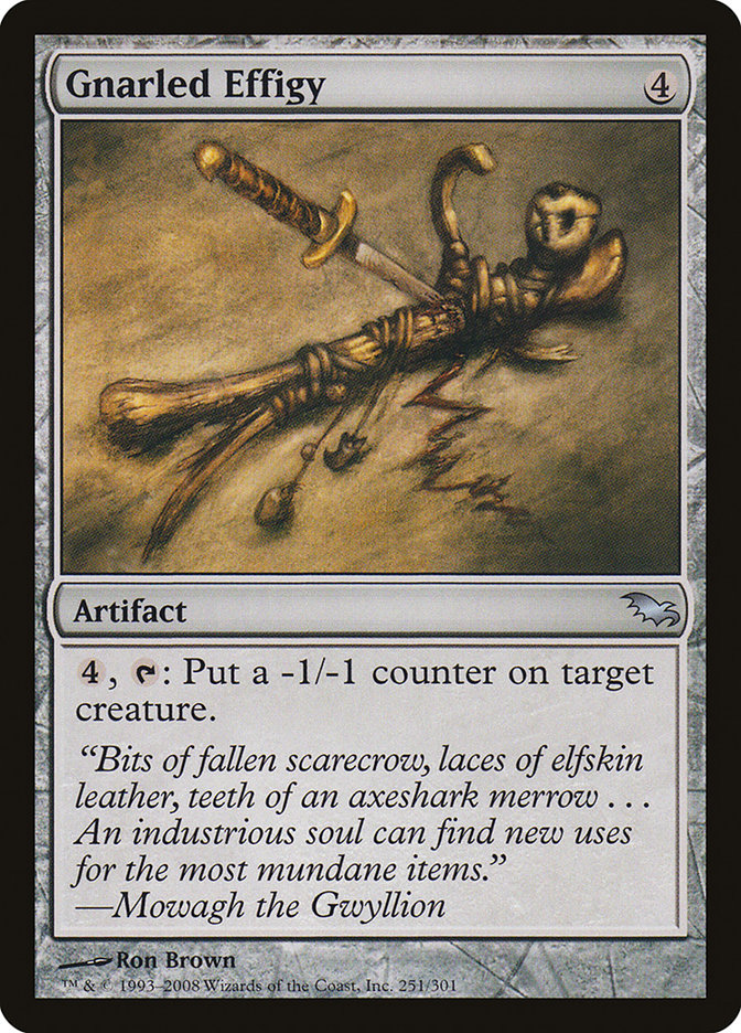 Gnarled Effigy [Shadowmoor] MTG Single Magic: The Gathering | Red Claw Gaming