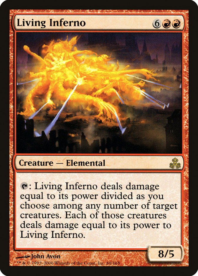 Living Inferno [Guildpact] MTG Single Magic: The Gathering | Red Claw Gaming