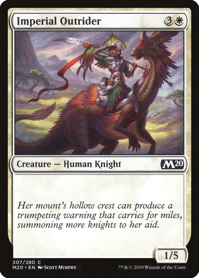 Imperial Outrider [Core Set 2020] MTG Single Magic: The Gathering | Red Claw Gaming
