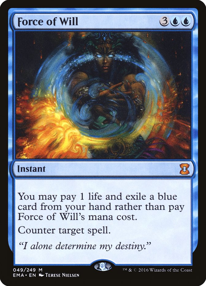 Force of Will [Eternal Masters] MTG Single Magic: The Gathering | Red Claw Gaming
