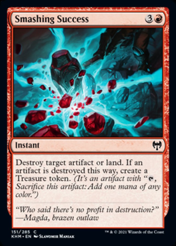 Smashing Success [Kaldheim] MTG Single Magic: The Gathering | Red Claw Gaming