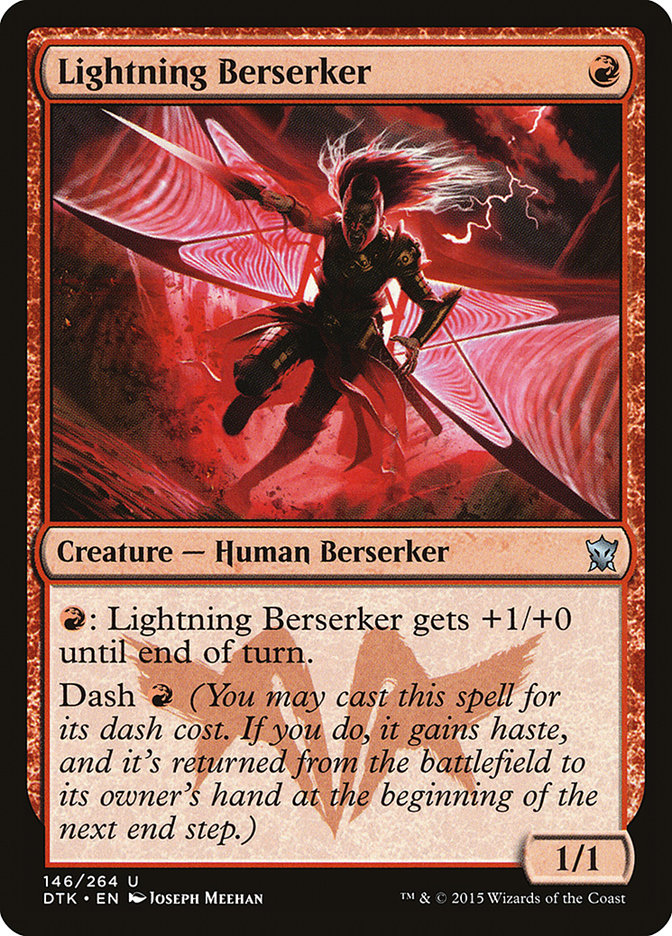 Lightning Berserker [Dragons of Tarkir] MTG Single Magic: The Gathering | Red Claw Gaming