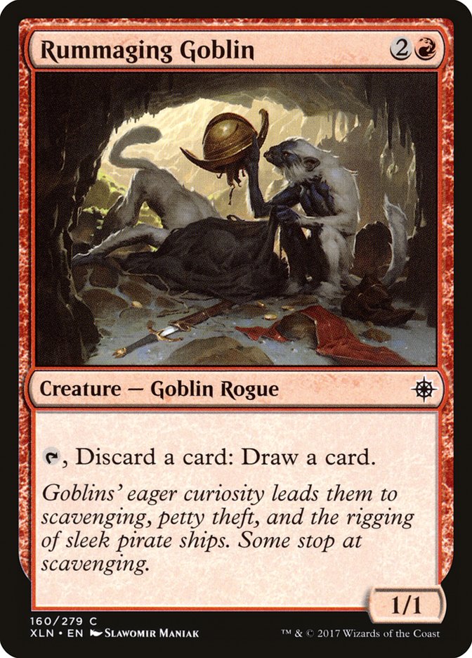 Rummaging Goblin [Ixalan] MTG Single Magic: The Gathering | Red Claw Gaming