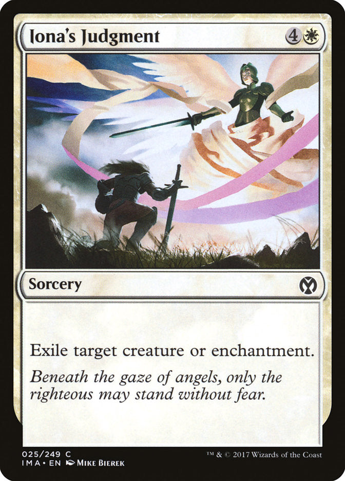 Iona's Judgment [Iconic Masters] MTG Single Magic: The Gathering | Red Claw Gaming
