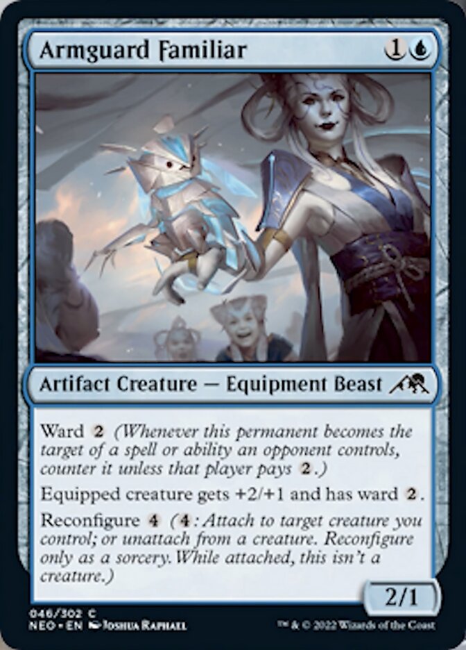Armguard Familiar [Kamigawa: Neon Dynasty] MTG Single Magic: The Gathering    | Red Claw Gaming