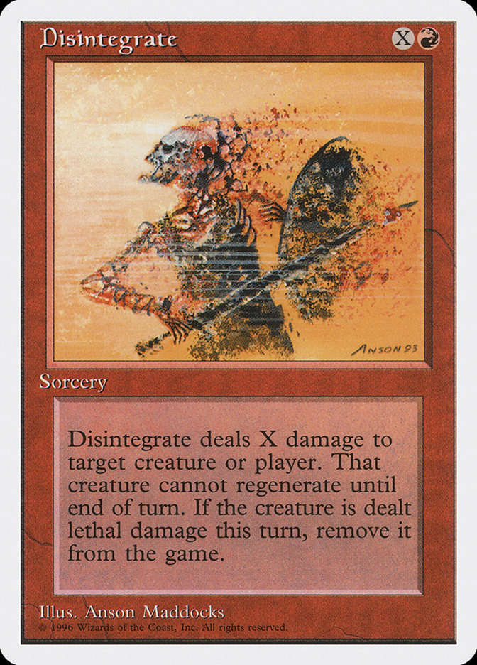 Disintegrate [Introductory Two-Player Set] MTG Single Magic: The Gathering | Red Claw Gaming