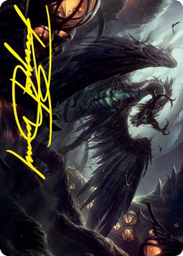Beledros Witherbloom Art Card (Gold-Stamped Signature) [Strixhaven: School of Mages Art Series] MTG Single Magic: The Gathering | Red Claw Gaming