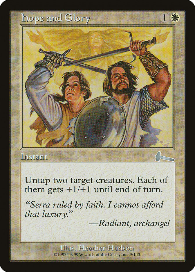 Hope and Glory [Urza's Legacy] MTG Single Magic: The Gathering | Red Claw Gaming