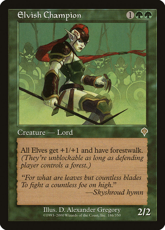 Elvish Champion [Invasion] MTG Single Magic: The Gathering | Red Claw Gaming