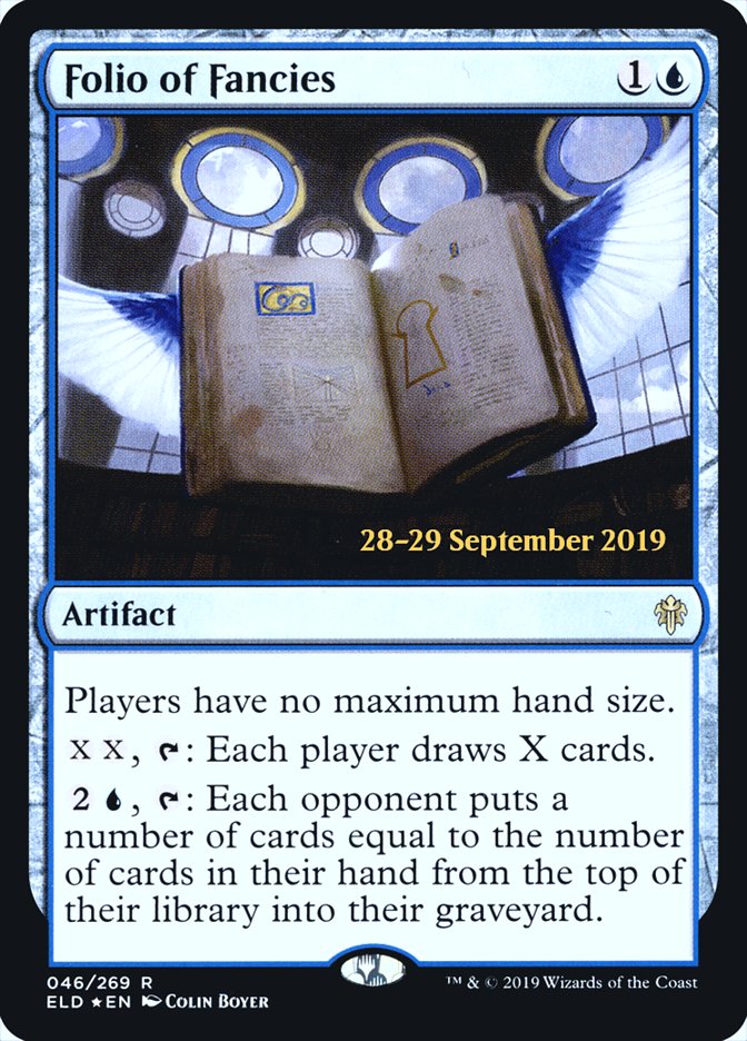 Folio of Fancies [Throne of Eldraine Prerelease Promos] MTG Single Magic: The Gathering | Red Claw Gaming