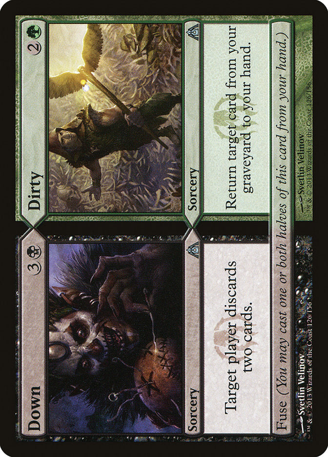 Down // Dirty [Dragon's Maze] MTG Single Magic: The Gathering | Red Claw Gaming