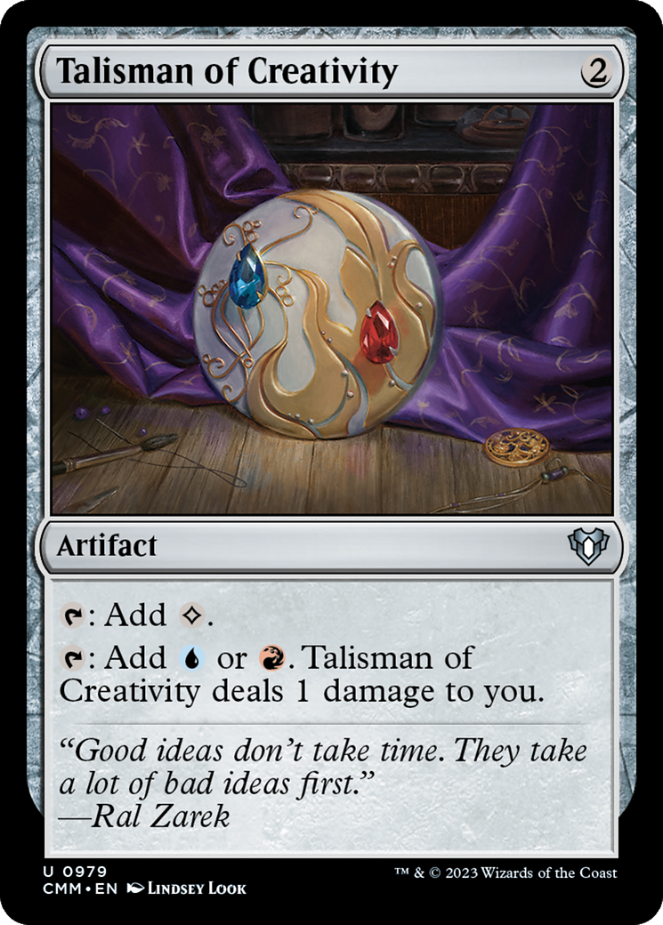 Talisman of Creativity [Commander Masters] MTG Single Magic: The Gathering | Red Claw Gaming