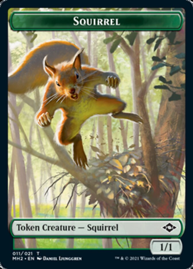 Phyrexian Germ // Squirrel Double-Sided Token [Modern Horizons 2 Tokens] MTG Single Magic: The Gathering | Red Claw Gaming