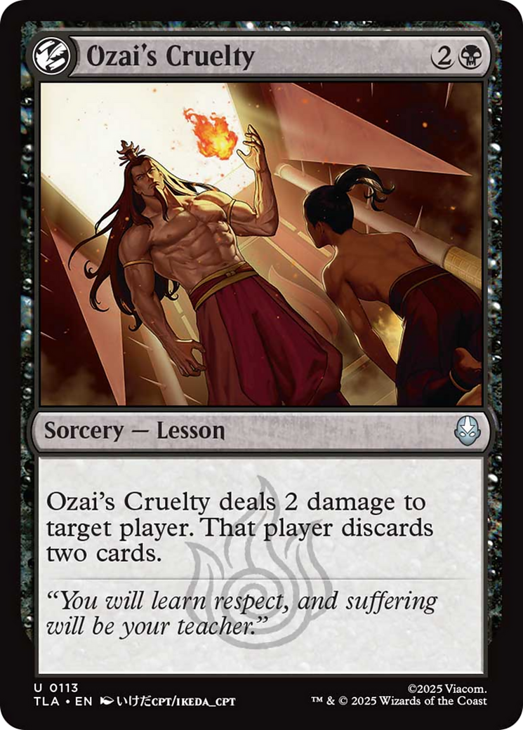 Ozai's Cruelty [Avatar: The Last Airbender] MTG Single Magic: The Gathering | Red Claw Gaming