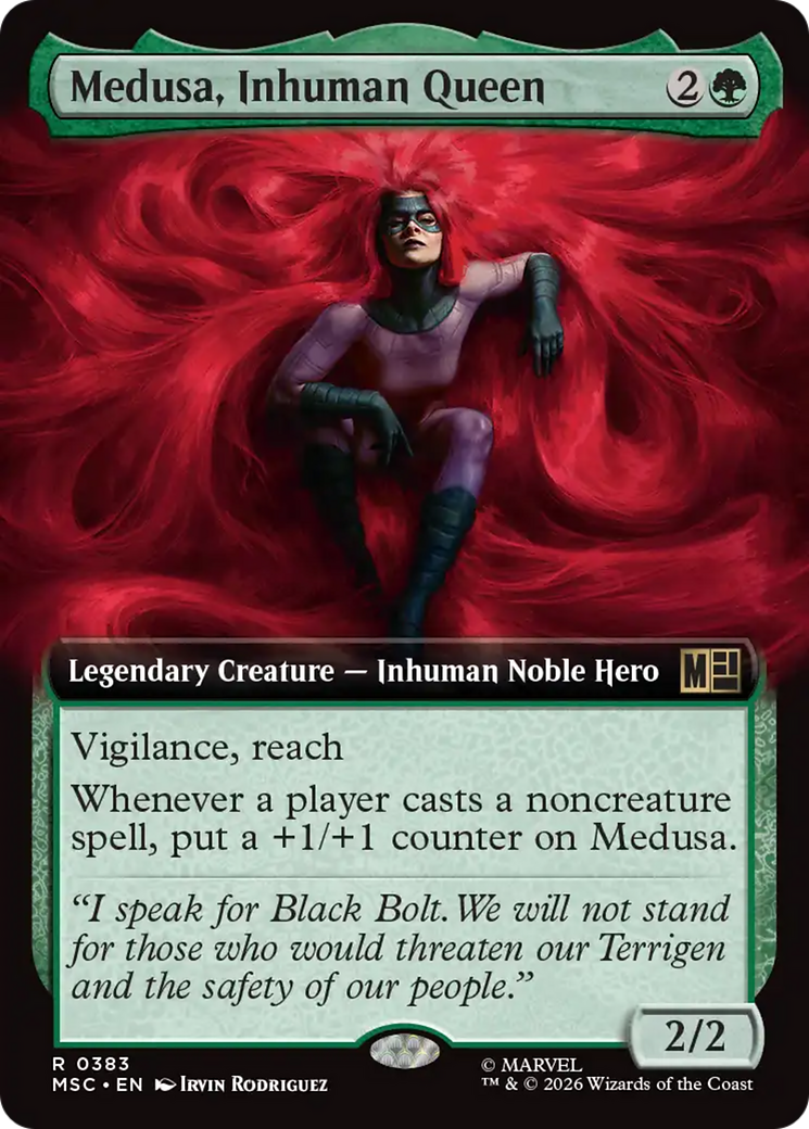 Medusa, Inhuman Queen (Extended Art) [Marvel Super Heroes Commander] | Red Claw Gaming