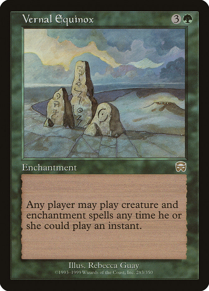Vernal Equinox [Mercadian Masques] MTG Single Magic: The Gathering | Red Claw Gaming