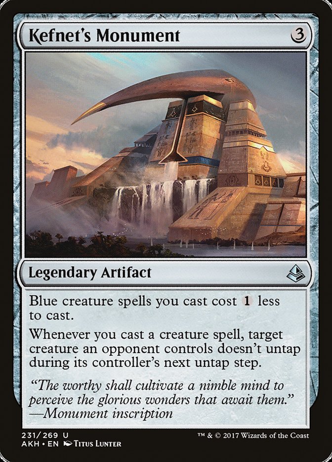 Kefnet's Monument [Amonkhet] MTG Single Magic: The Gathering | Red Claw Gaming