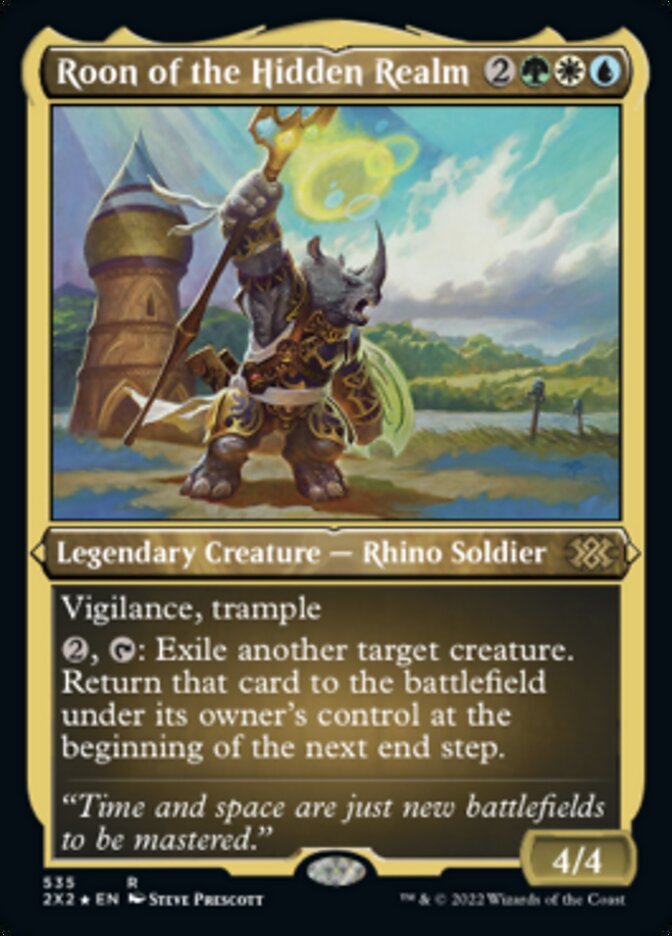 Roon of the Hidden Realm (Foil Etched) [Double Masters 2022] MTG Single Magic: The Gathering    | Red Claw Gaming